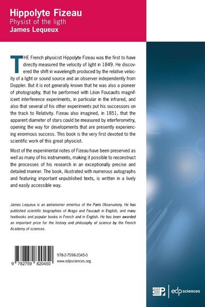 Produktbild: Hippolyte Fizeau