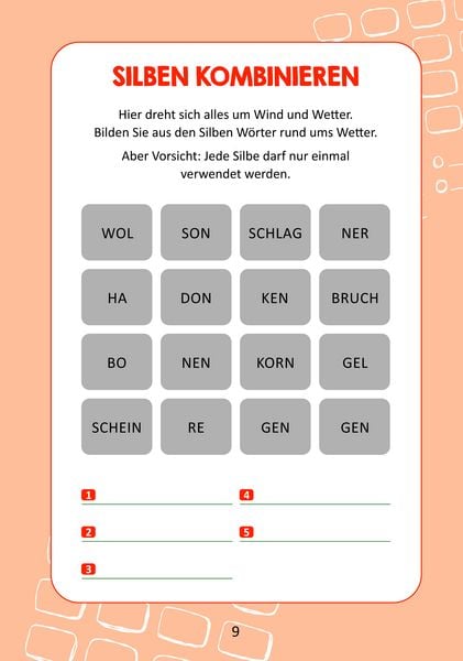 Produktbild: Ged&auml;chtnistraining f&uuml;r Senioren - Das Ged&auml;chtnistraining-Buch f&uuml;r zwischendurch