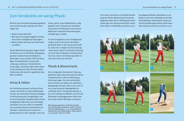 Golf Schwunggedanken