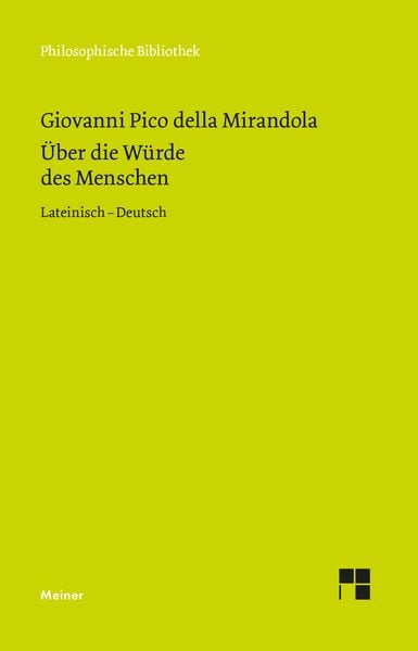 Produktbild: De hominis dignitate. &Uuml;ber die W&uuml;rde des Menschen