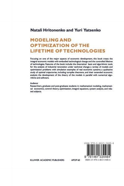 Produktbild: Modeling and Optimization of the Lifetime of Technologies