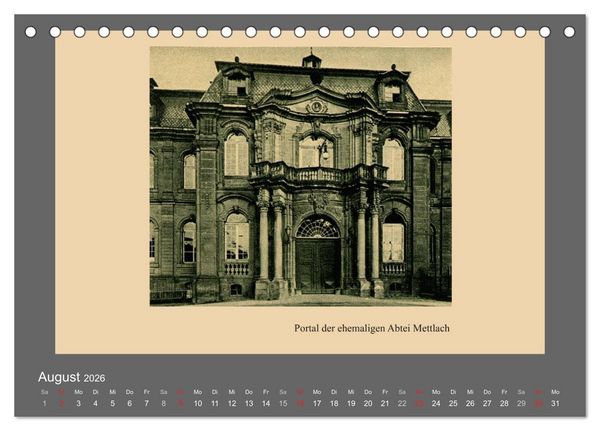 Produktbild: Saarland - vunn domols (frieher), Landkreis Merzig-Wadern (Tischkalender 2026 DIN A5 quer), CALVENDO Monatskalender