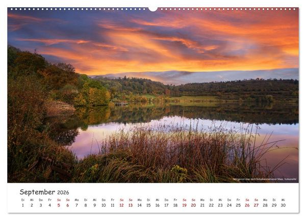 Produktbild: Heimat Entdecken: Eifel - Stille Maare und rauschende Wasser (hochwertiger Premium Wandkalender 2026 DIN A2 quer), Kunstdruck in Hochglanz