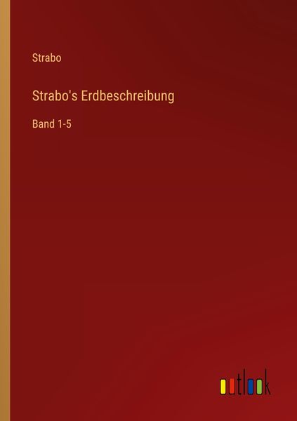 Produktbild: Strabo's Erdbeschreibung