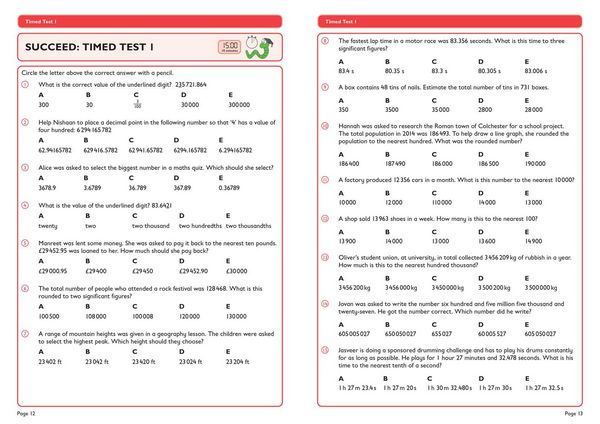 Produktbild: 11+ Maths Arithmetic and Word Problems Support and Practice Workbook