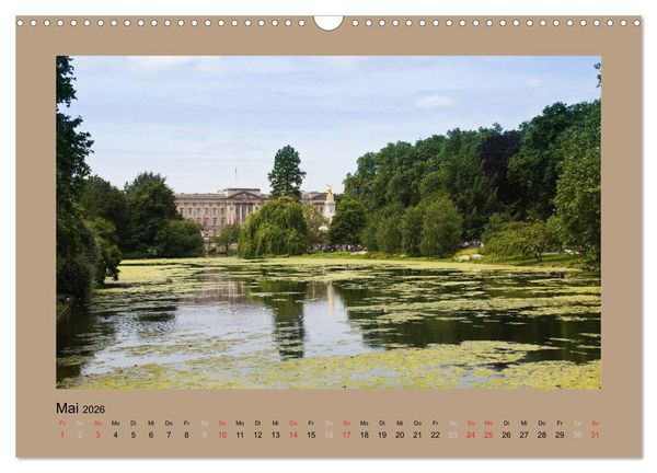 Produktbild: London (Wandkalender 2026 DIN A3 quer), CALVENDO Monatskalender