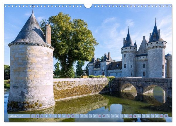 Produktbild: Zauberhaftes Tal der Loire. Charmante St&auml;dte und pr&auml;chtige Schl&ouml;sser (Wandkalender 2027 DIN A3 quer), CALVENDO Monatskalender