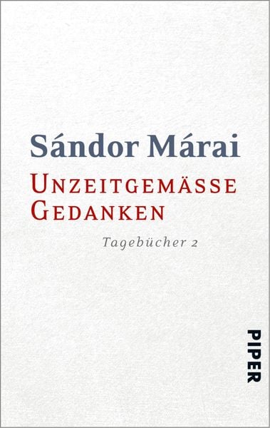 Produktbild: Unzeitgem&auml;&szlig;e Gedanken