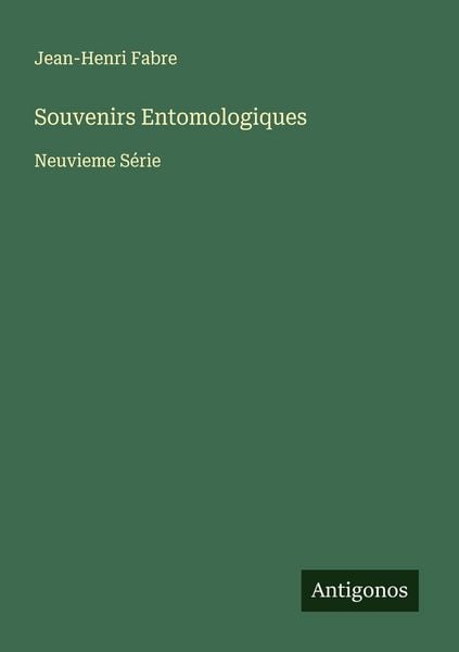 Produktbild: Souvenirs Entomologiques