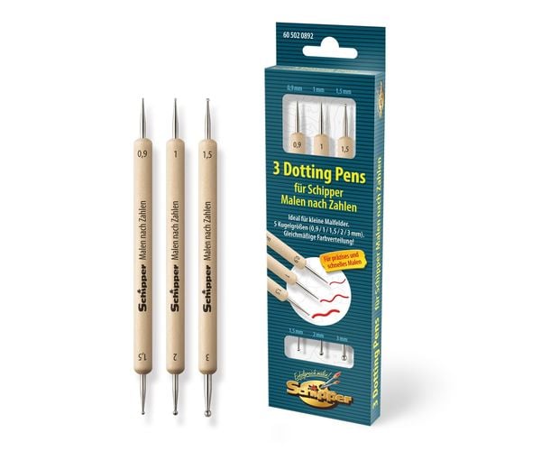 Produktbild: MNZ - 3 Dotting Pen's doppelseitig