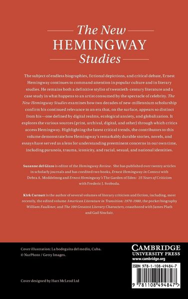 Produktbild: The New Hemingway Studies