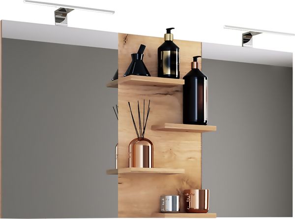 Breiter Badspiegel Spiegel Budasi mit Ablage