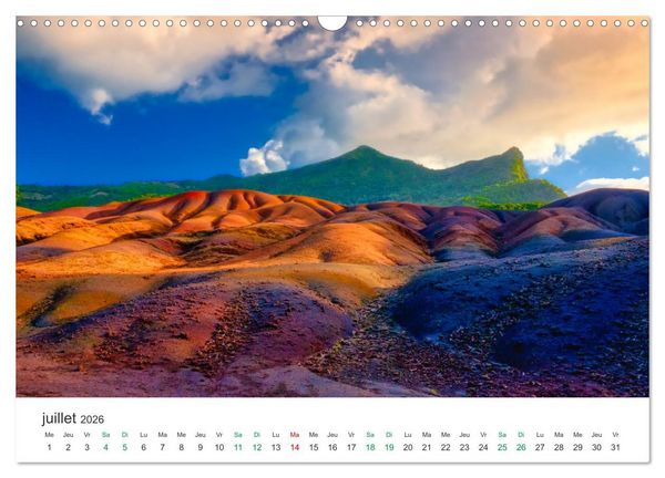 Produktbild: Magnifique &icirc;le Maurice (Calendrier mural 2026 DIN A3 vertical), CALVENDO calendrier mensuel