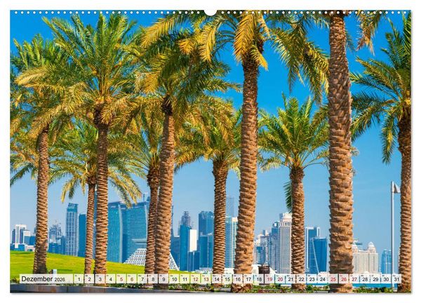 Produktbild: Doha - Hauptstadt von Katar (Wandkalender 2026 DIN A2 quer), CALVENDO Monatskalender
