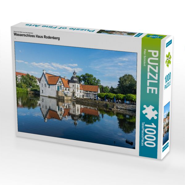 Produktbild: CALVENDO Puzzle Wasserschloss Haus Rodenberg | 1000 Teile Lege-Gr&ouml;&szlig;e 64x48cm Foto-Puzzle f&uuml;r gl&uuml;ckliche Stunden