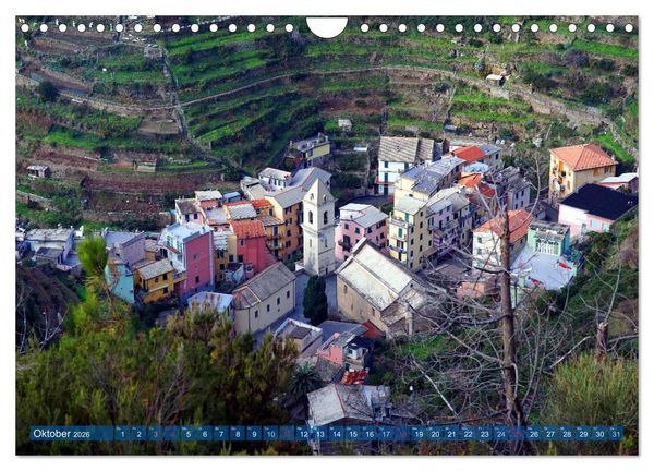 Produktbild: Wege durch die Cinque Terre (Wandkalender 2026 DIN A4 quer), CALVENDO Monatskalender