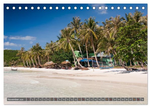 Produktbild: Vietnam, die sch&ouml;nsten Traumstr&auml;nde (Tischkalender 2026 DIN A5 quer), CALVENDO Monatskalender