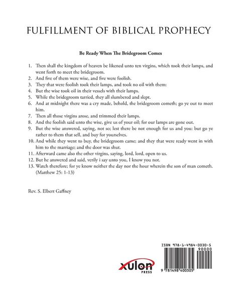 Produktbild: Fulfillment of Biblical Prophecy