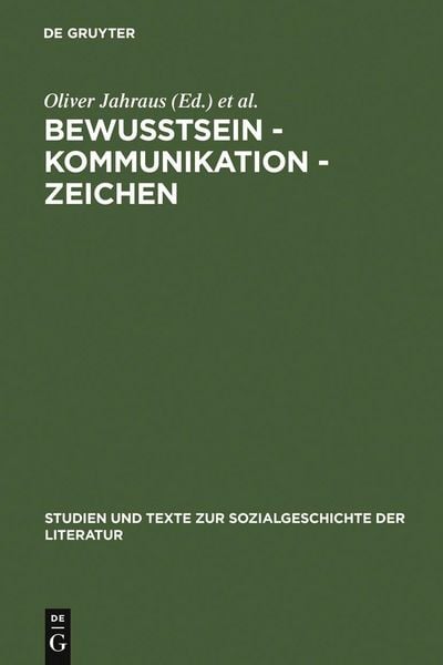 Produktbild: Bewu&szlig;tsein - Kommunikation - Zeichen