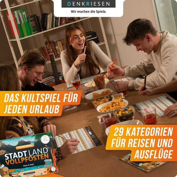 Produktbild: DENKRIESEN - STADT LAND VOLLPFOSTEN&reg; - URLAUBS EDITION - "Meer im Kopf." - A4