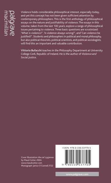 Produktbild: Violence: A Philosophical Anthology