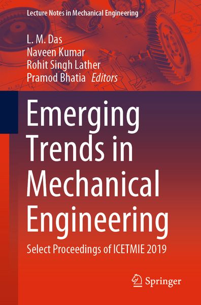 Produktbild: Emerging Trends in Mechanical Engineering