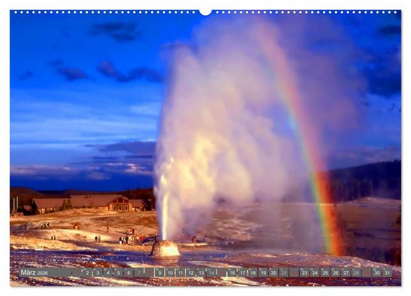 Produktbild: Wyoming &bull; Impressionen (hochwertiger Premium Wandkalender 2026 DIN A2 quer), Kunstdruck in Hochglanz