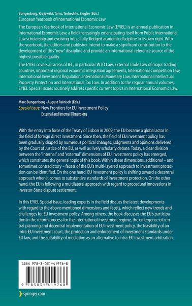 Produktbild: New Frontiers for EU Investment Policy