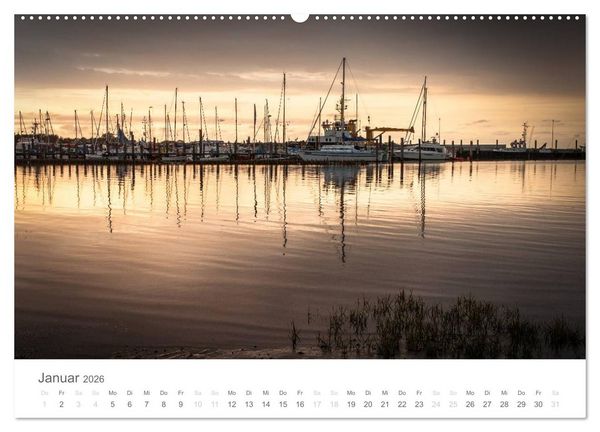 Produktbild: Amrum - Nordseeinsel im Wechsel der Gezeiten (hochwertiger Premium Wandkalender 2026 DIN A2 quer), Kunstdruck in Hochglanz