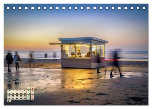 Produktbild: Minimal-Art - am Strand (Tischkalender 2027 DIN A5 quer), CALVENDO Monatskalender