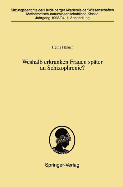 Produktbild: Weshalb erkranken Frauen sp&auml;ter an Schizophrenie?