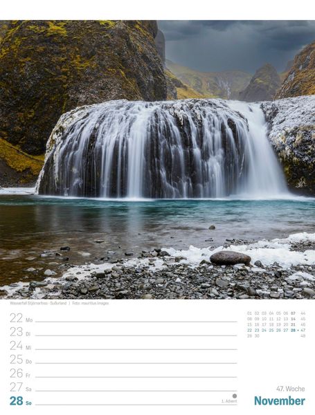 Produktbild: Island Wochenplaner Kalender 2027 | Die Insel aus Feuer und Eis