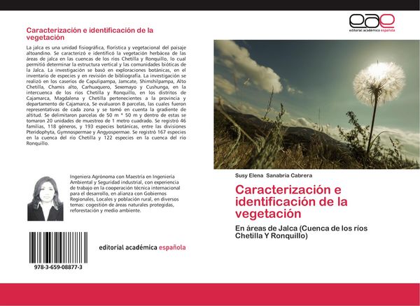Produktbild: Caracterizaci&oacute;n e identificaci&oacute;n de la vegetaci&oacute;n