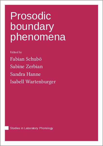 Produktbild: Prosodic boundary phenomena