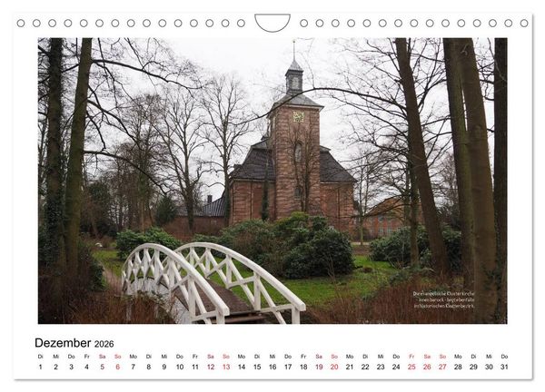 Produktbild: Rosenstadt Uetersen (Wandkalender 2026 DIN A4 quer), CALVENDO Monatskalender