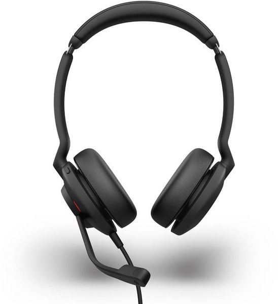 Produktbild: Jabra Evolve2 30 SE On Ear Headset kabelgebunden Stereo Schwarz Mikrofon-Rauschunterdr&uuml;ckung, Noise Cancelling Headset Telefon
