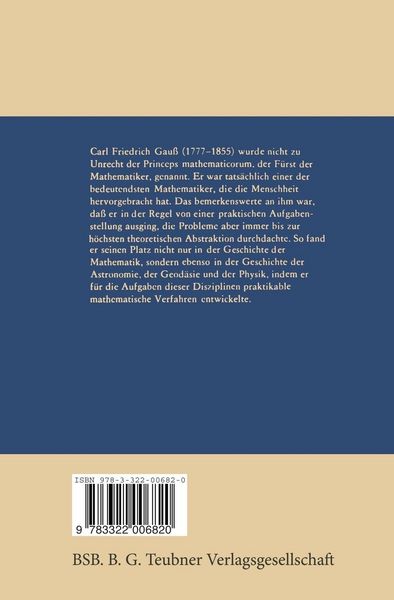 Produktbild: Carl Friedrich Gau&szlig;
