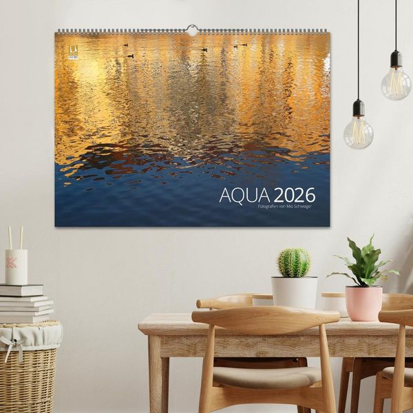 Produktbild: Aqua 2026 Fotografien von Mio Schweiger (Wandkalender 2026 DIN A2 quer), CALVENDO Monatskalender