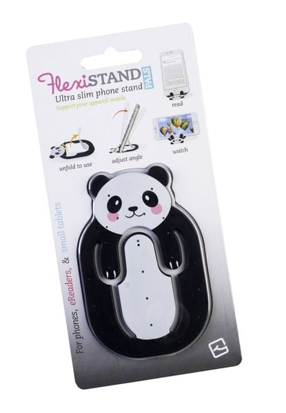 Flexistand Animal Panda - superflacher Aufsteller für Smartphones und Mini-Tablets, Handyhalter