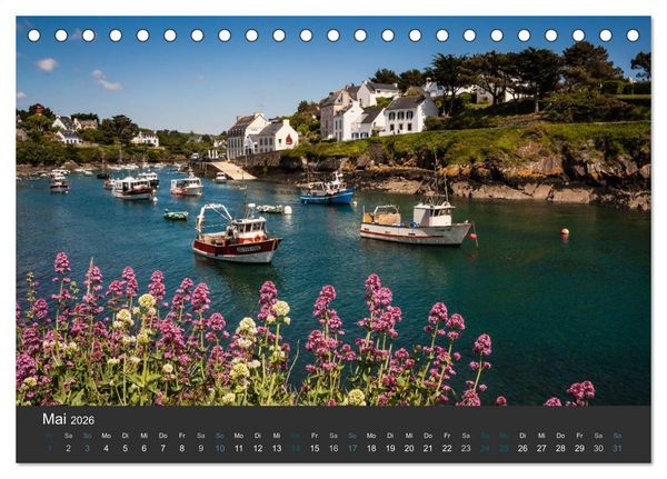 Produktbild: Bretagne - Land am Meer (Tischkalender 2026 DIN A5 quer), CALVENDO Monatskalender
