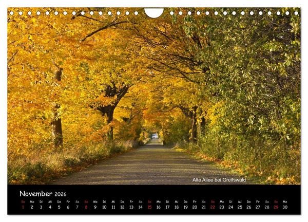 Produktbild: Landschaften im Norden (Wandkalender 2026 DIN A4 quer), CALVENDO Monatskalender