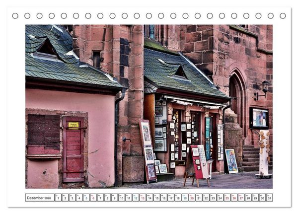 Produktbild: Heidelberg - Ansichtssache (Tischkalender 2026 DIN A5 quer), CALVENDO Monatskalender