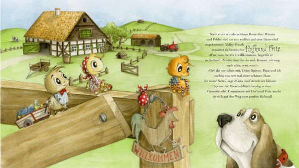 Produktbild: Ferien auf dem Bauernhof / Die kleine Spinne Widerlich Band 3