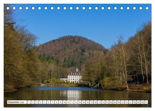 Produktbild: Bad Bergzaberner Land (Tischkalender 2026 DIN A5 quer), CALVENDO Monatskalender