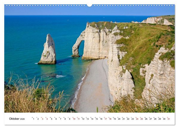 Produktbild: Normandie - zwischen Land und Meer (Wandkalender 2026 DIN A2 quer), CALVENDO Monatskalender