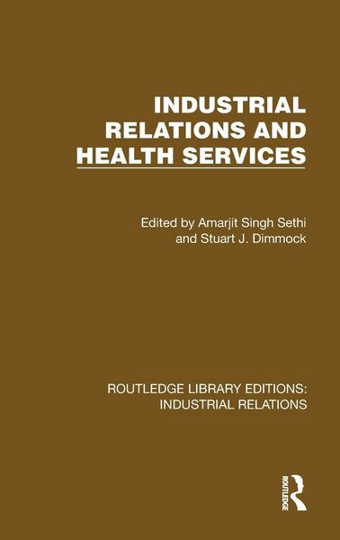 Produktbild: Industrial Relations and Health Services