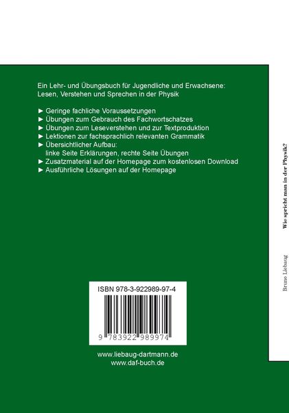 Produktbild: Wie spricht man in der Physik?