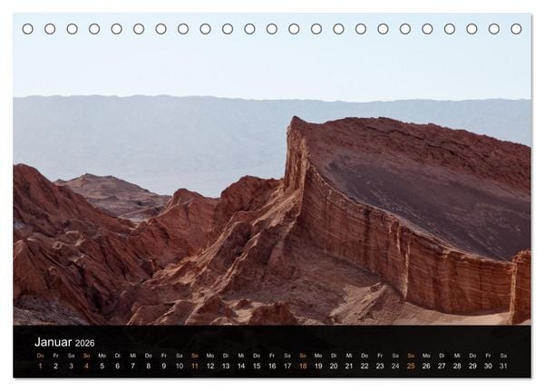 Produktbild: Atacama: Die W&uuml;ste im Norden Chiles (Tischkalender 2026 DIN A5 quer), CALVENDO Monatskalender