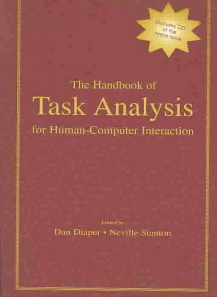 Produktbild: The Handbook of Task Analysis for Human-Computer Interaction