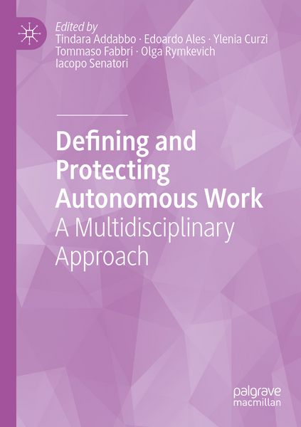 Produktbild: Defining and Protecting Autonomous Work